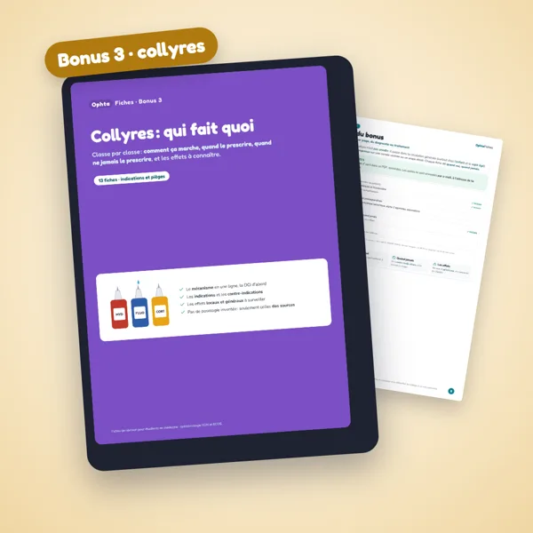 Bonus Collyres : qui fait quoi